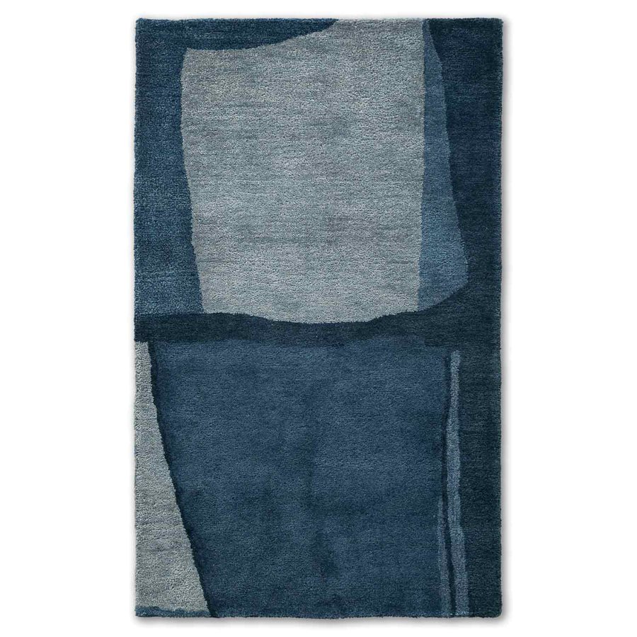 Contemporary Blue Rug Blue Modern Rug – jaipurkaleen.in